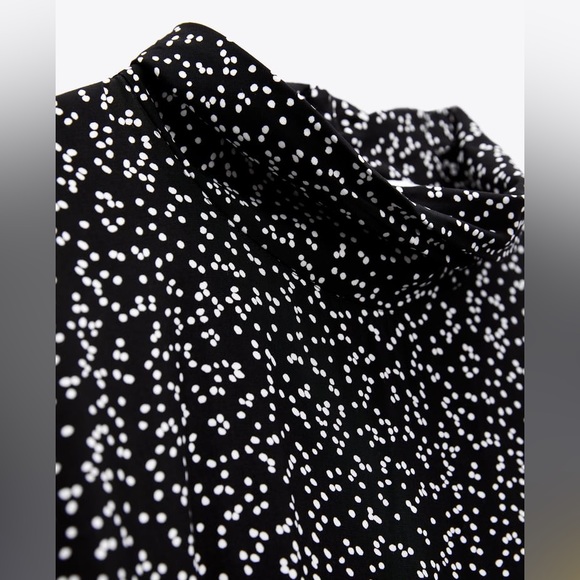 ZARA POLKA DOT DRESS - Picture 6 of 7